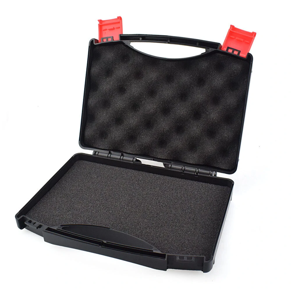 NEWACALOX Plastic Tool Box with Sponge Mats - Multi-function Storage Case for Hardware Tools