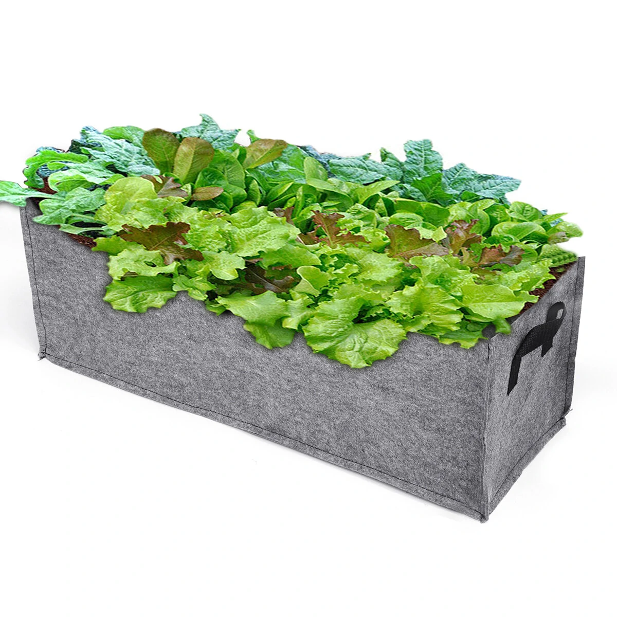 70x25cm Rectangle Plant Root Pots - Fabric Grow Bag Container for Garden