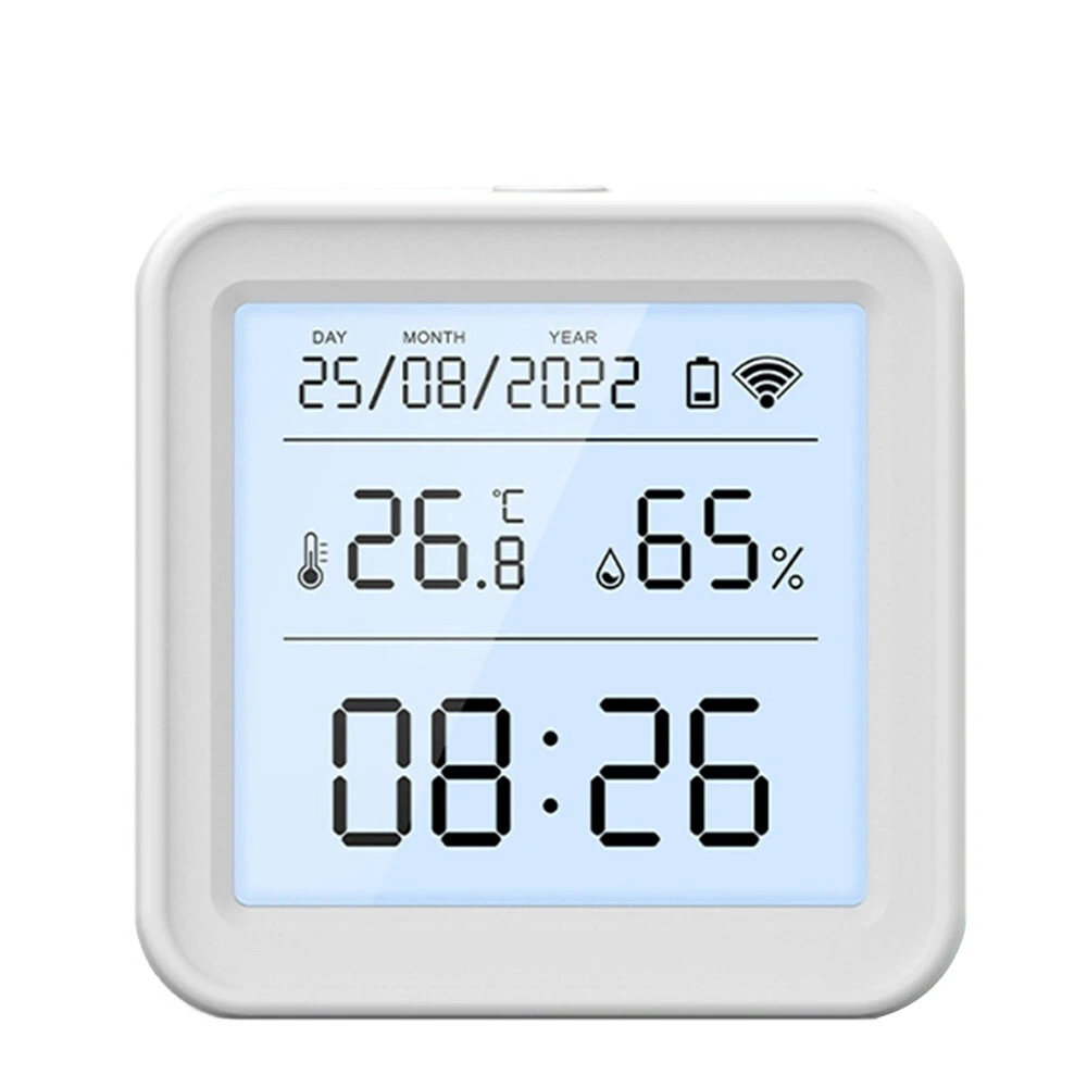 Tuya TH08 Wi-Fi Zigbee Temperature Humidity Sensor | Alexa Google Compatible | Wireless Home Monitoring