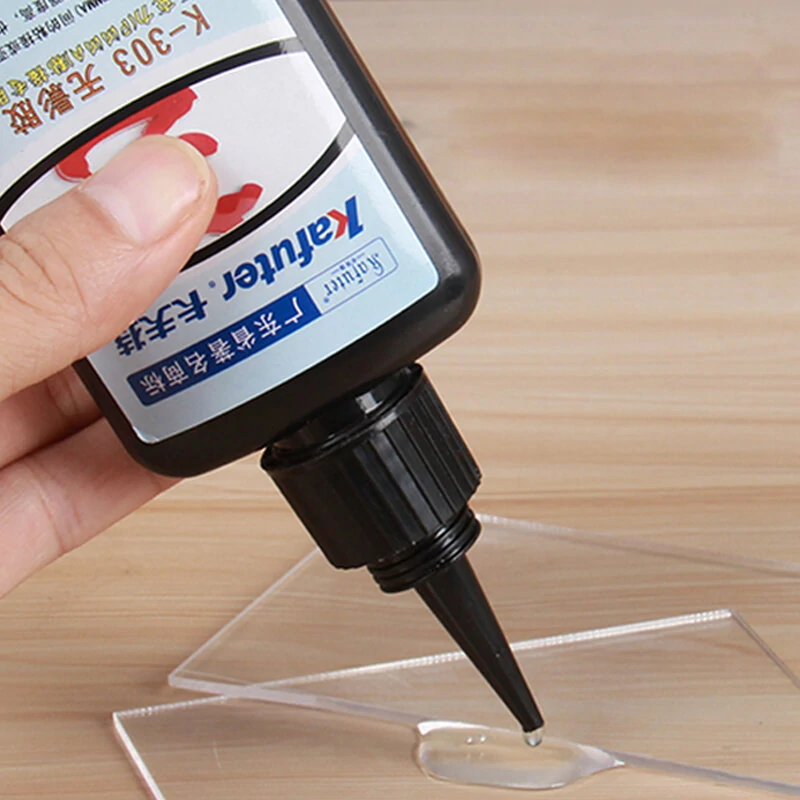 Kafuter K-303 UV Glue | 50ml Acrylic Adhesive for Glass | UV Curing Transparent