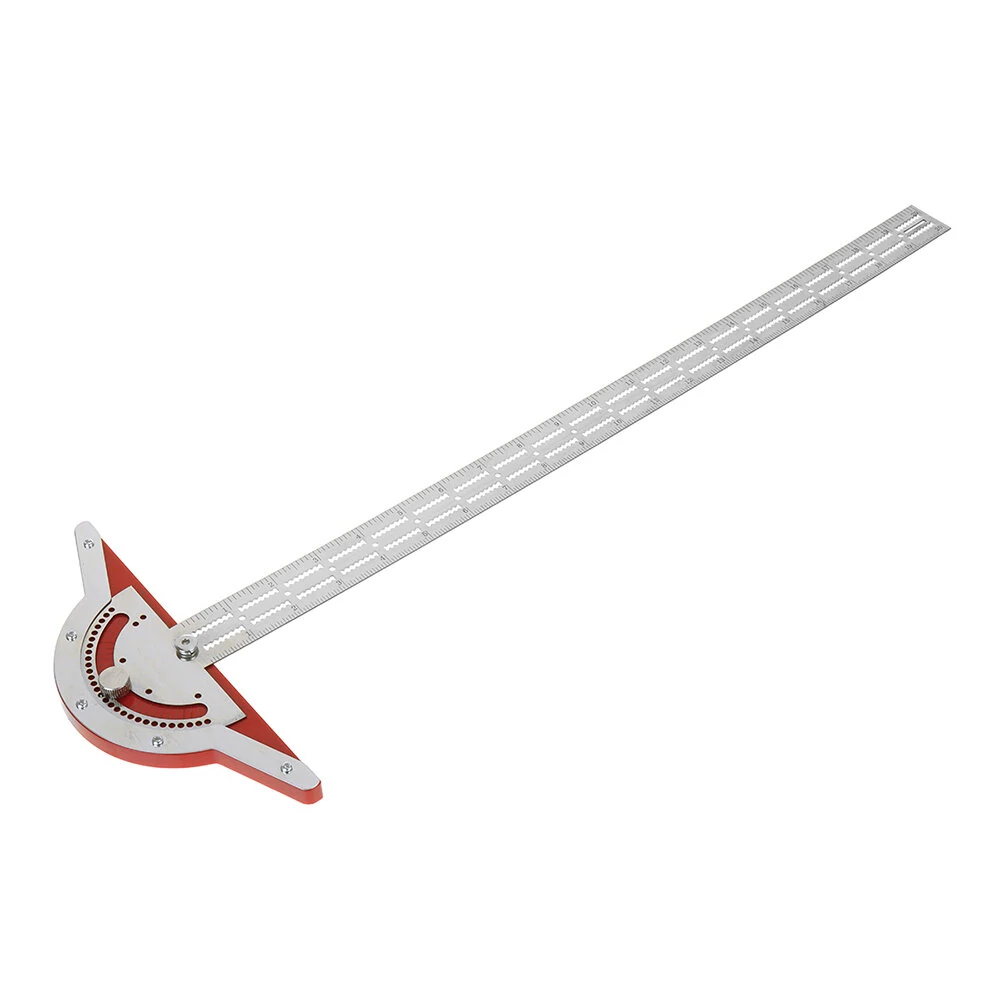 Durable Carpenter Edge Rule - Woodworking Protractor & Angle Measuring Tool