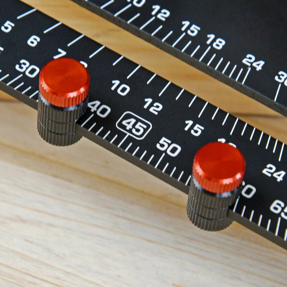Ruler Positioning Block Stair Gauge - Framing Square Clamp Stop for Carpentry
