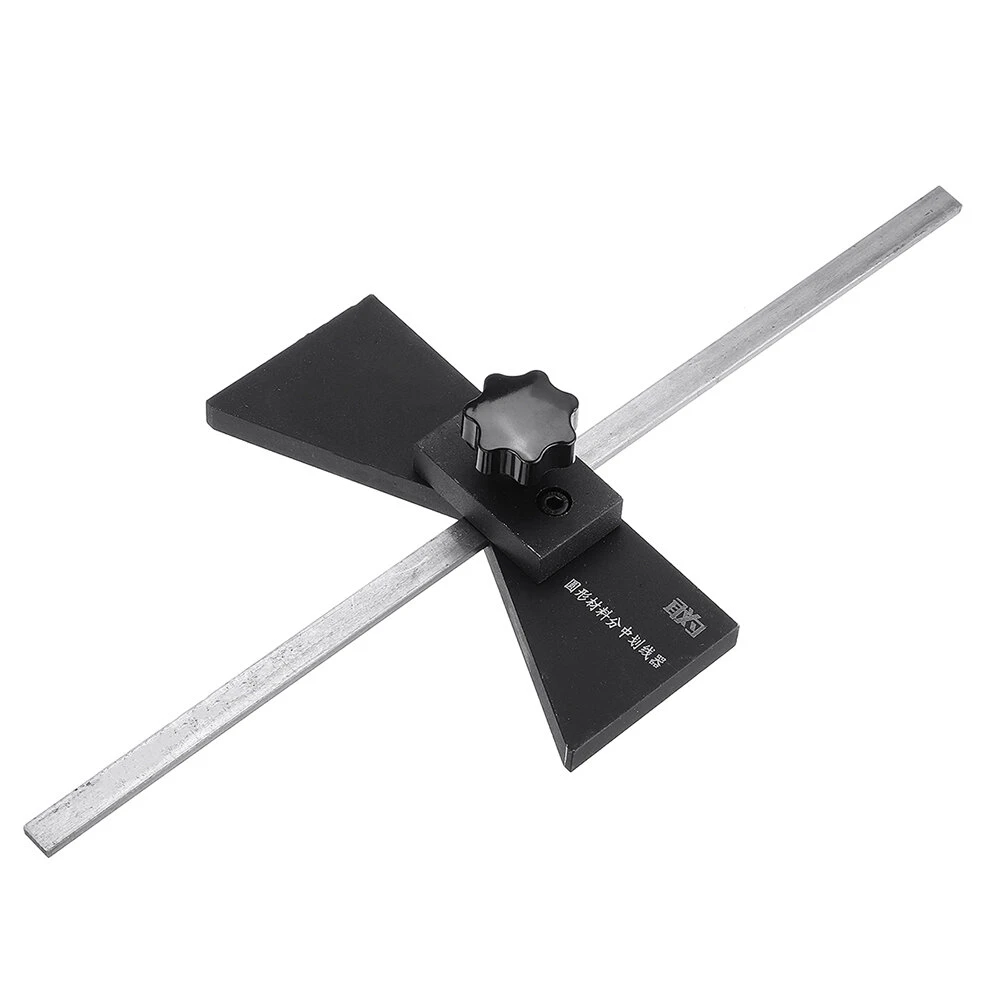 Woodworking Center Point Circle Ruler | Point Finder & Material Divider Tool