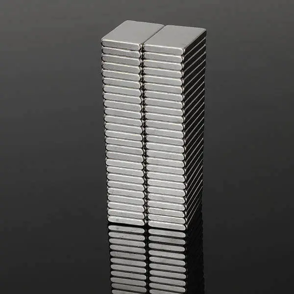 N48 Super Strong Neodymium Magnets - 50pcs 15x10x2mm Rare Earth Block Magnets