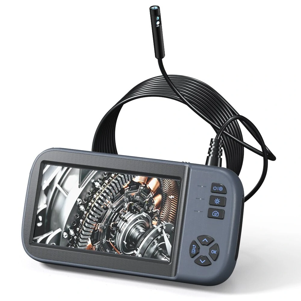 INSKAM 451-2 Dual Lens Borescope - 4.5in IPS Display - 1920x1080 HD - IP67 Waterproof