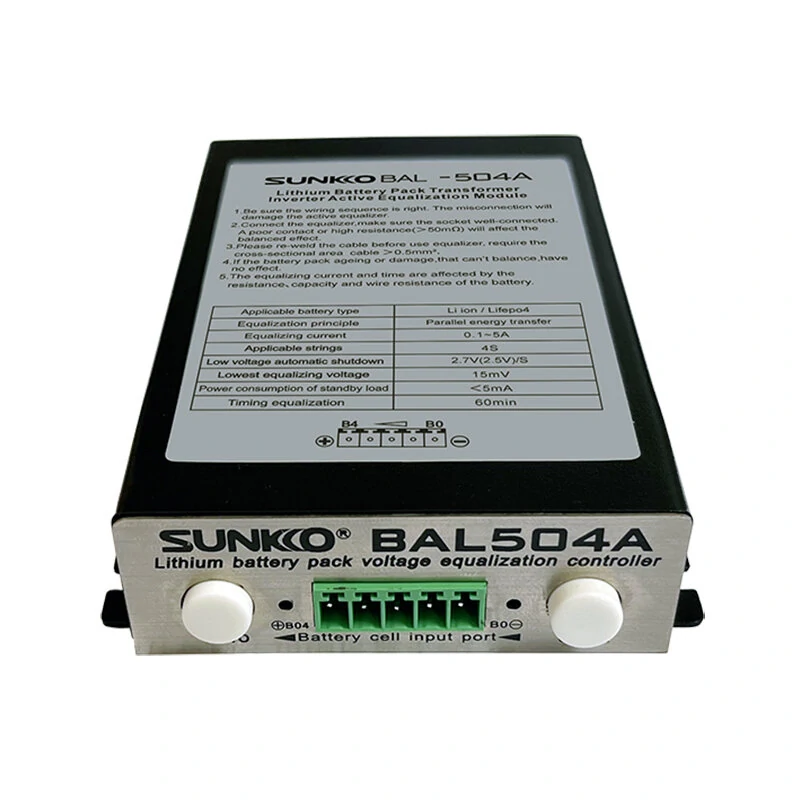 SUNKKO 5A Active Battery Balancer | 4-24 Series LiFePO4 Repair & Protection