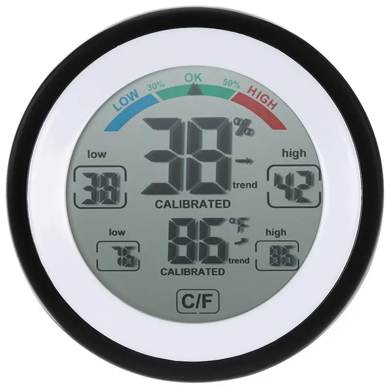 DANIU Digital Thermometer Hygrometer - 2 Pack | Temperature Humidity Meter