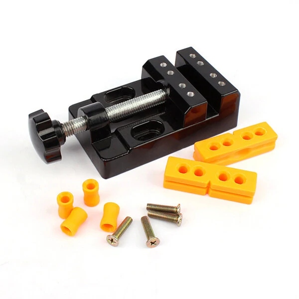 MYTEC 57mm Mini Bench Clamp Drill Press Vice | Adjustable Parallel Jaw Vise