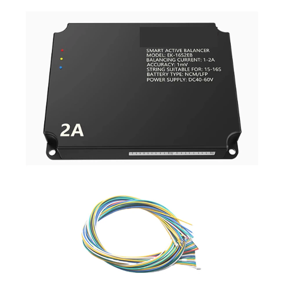 Active Balancer 15S-16S 2A | High Efficiency Energy Transfer | Waterproof Lithium Equalizer