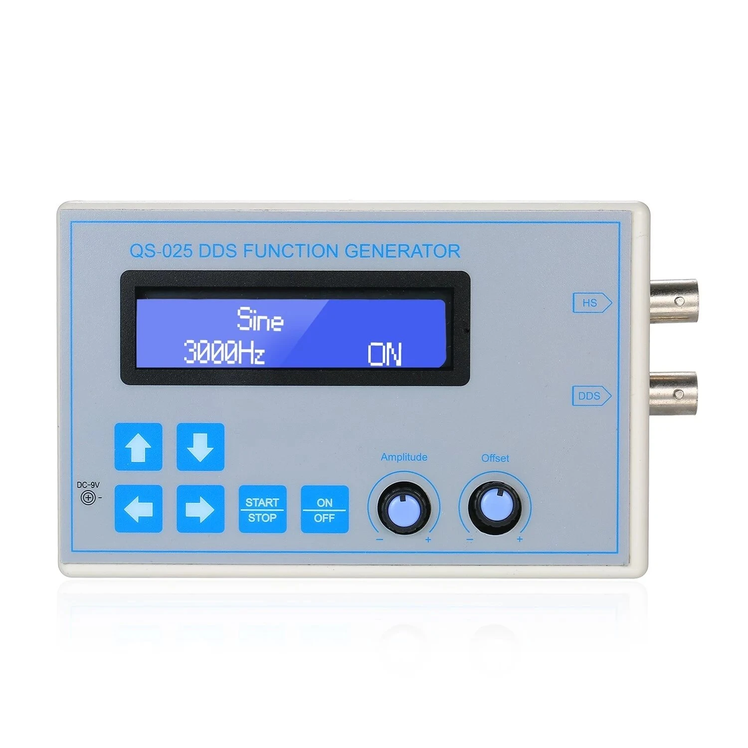 DDS Function Signal Generator | 1Hz-65534Hz Sine Square Triangle Waves | LCD Display