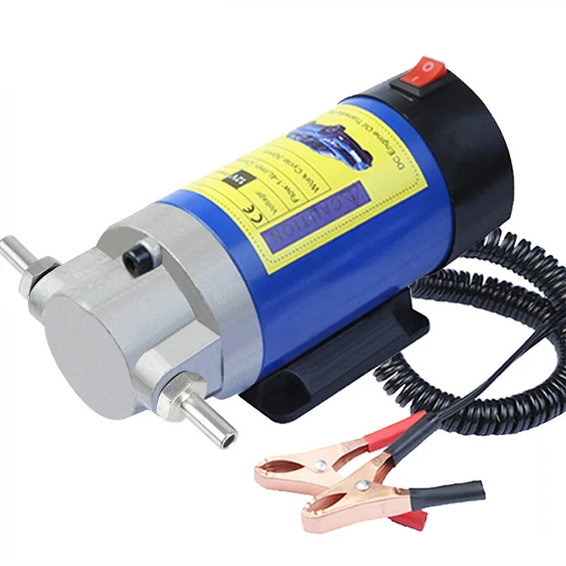 12V/24V Electric Oil Transfer Pump - 1-4L/min for Car Motor Oil & Diesel