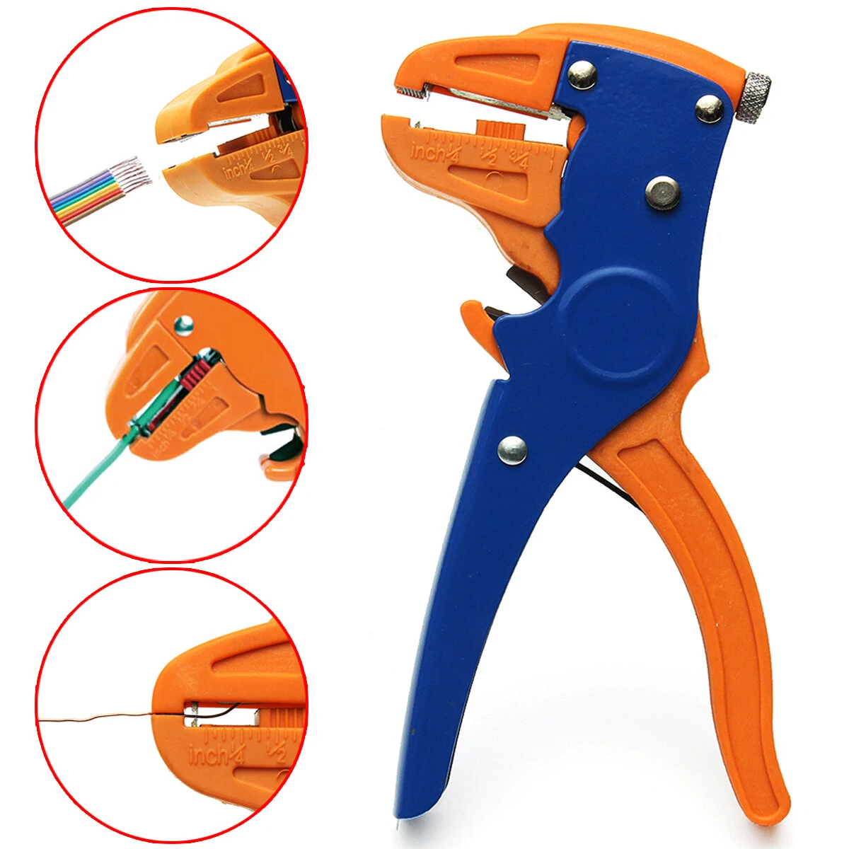 HS-700D 2-in-1 Automatic Wire Stripper & Cutter | 0.25-6mm² | Crimping Tool