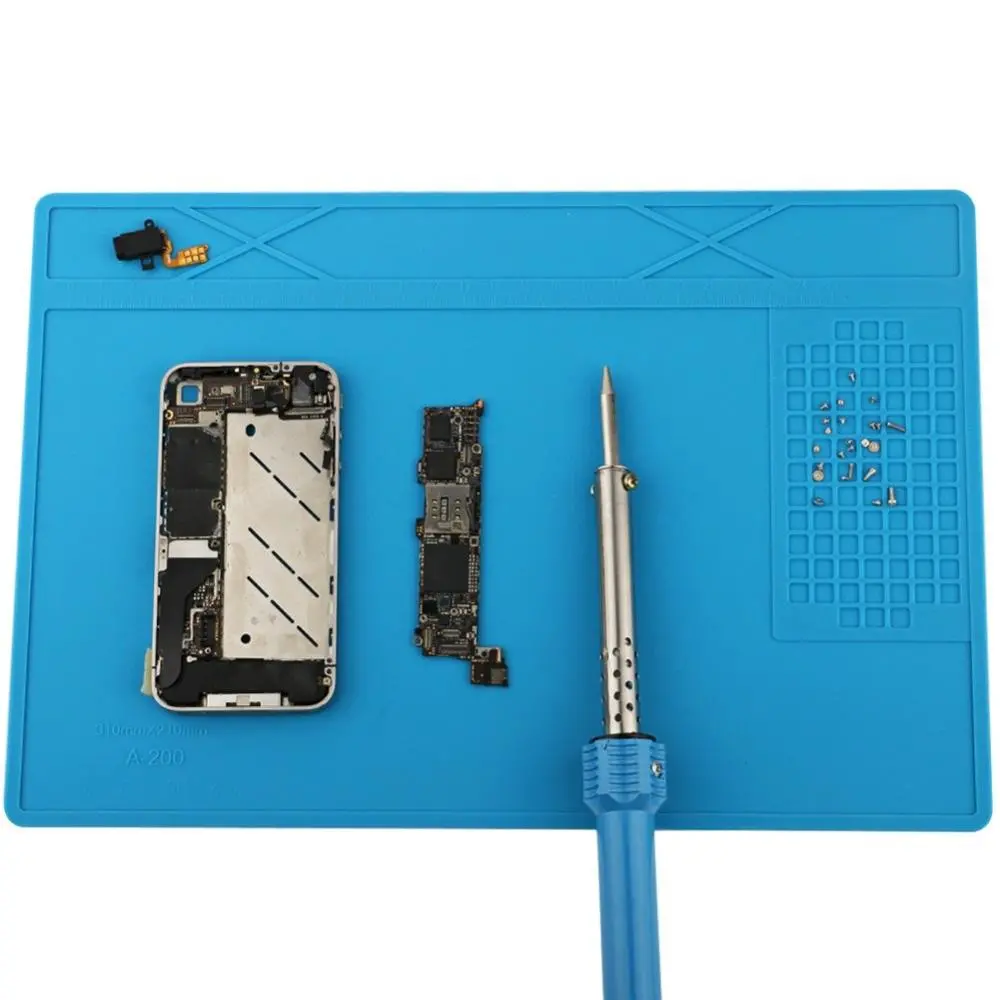 BGA Soldering Repair Station Mat - 31x21cm Silicone Heat Insulation Desk Pad