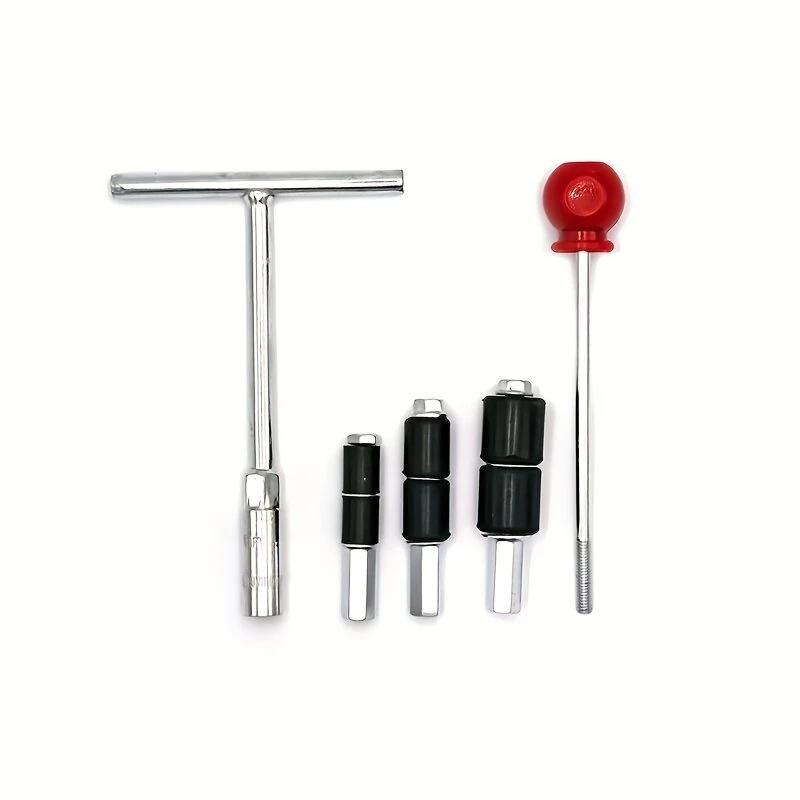 Stainless Steel Pipe Plug Tool Kit - 5pcs Hot Melt Water Stopper Set with T-Handle