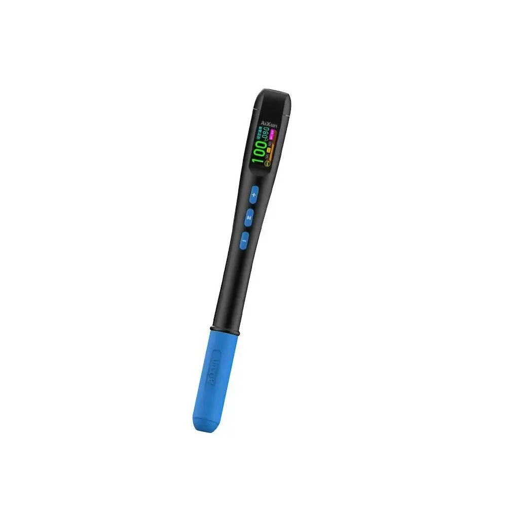 T208 Mini Soldering Station 80W | Adjustable Temp LCD Display | Portable C080 Blade Tip