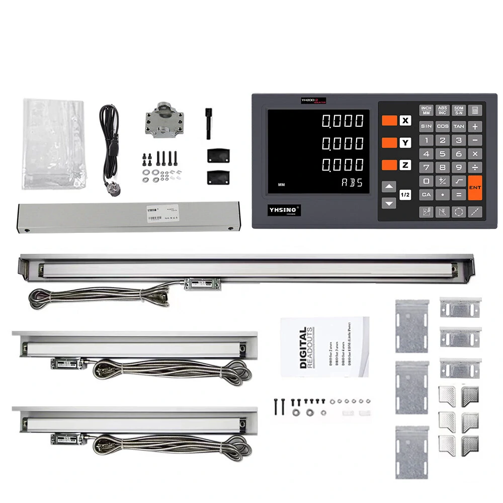 YH200 Digital Display KA300 3 Axis Grating Ruler | High Precision for Milling Machine & Lathe