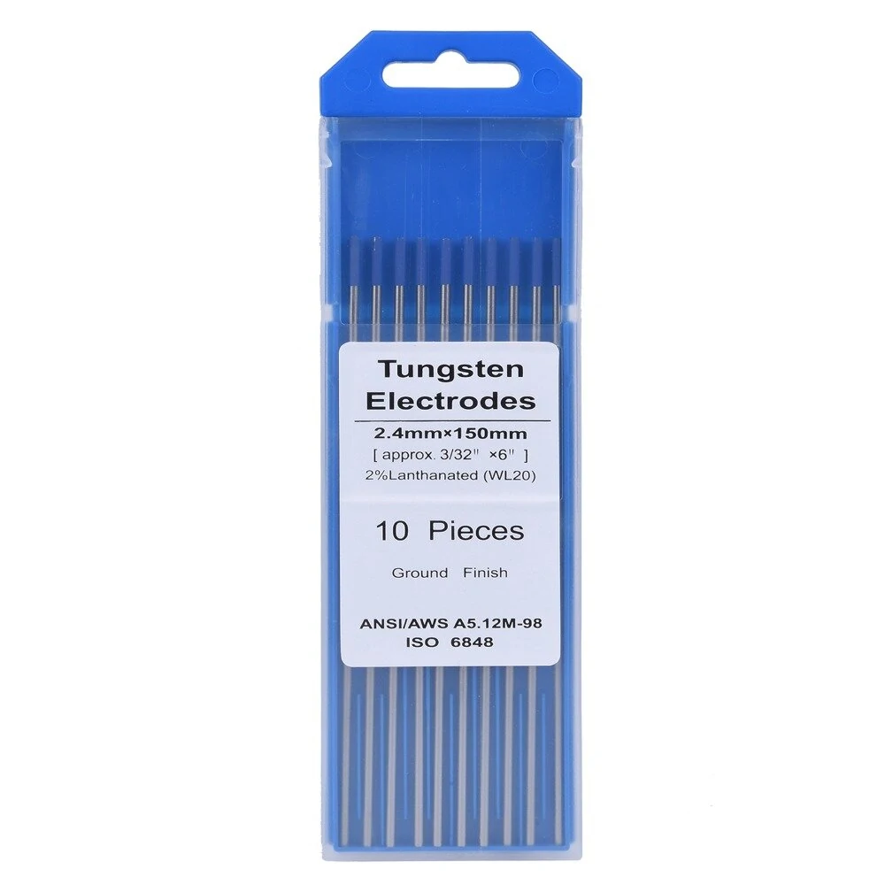 WL20 WL15 WR Tungsten Electrodes - 10PCS TIG Welding Rods 1.0-3.2mm x 150mm
