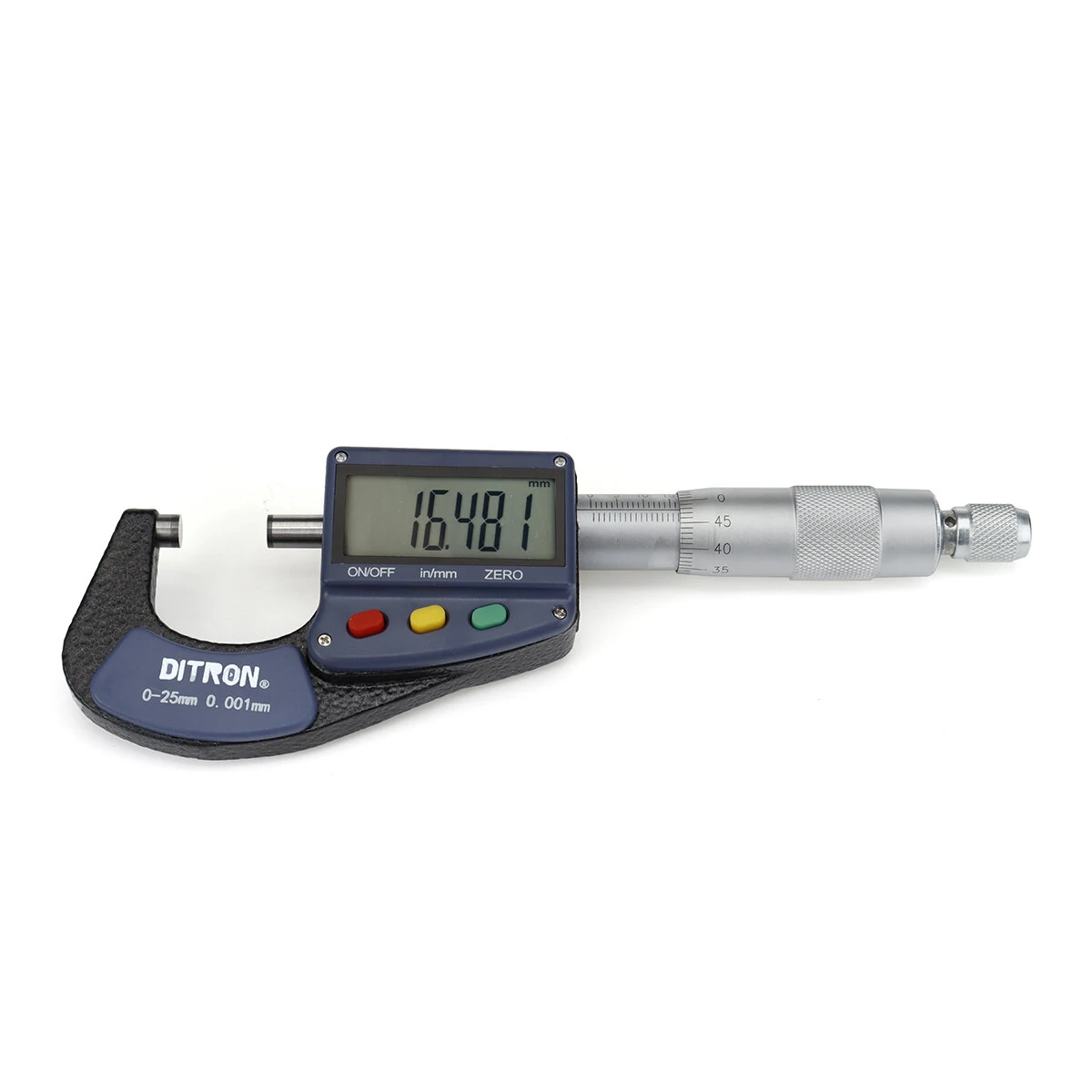 Ditron 511 0-25mm Electronic Micrometer | 0.001mm Accuracy | Extra Large LCD Screen