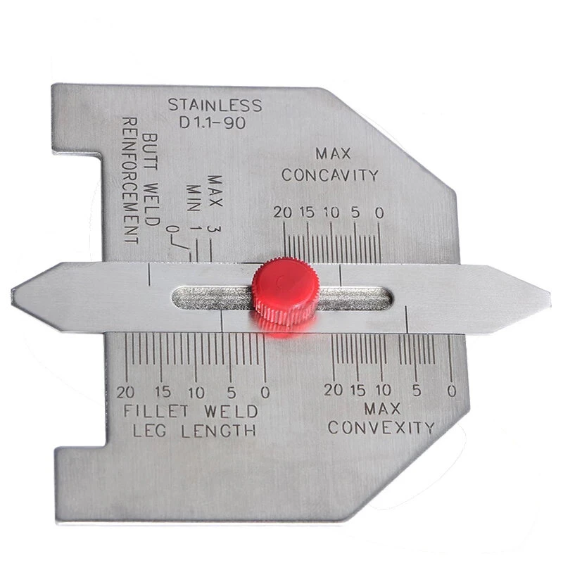 Weld Inspection Ruler - Automatic Weld Size Gauge & Caliper | Welding Gauge