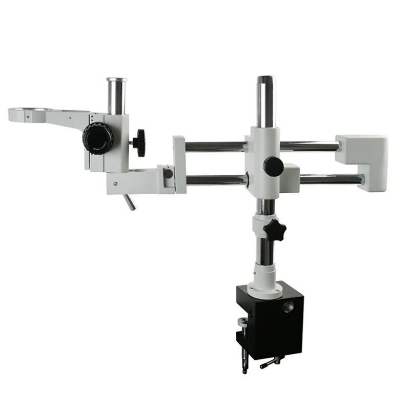 76mm Focusing Ring Clamp - Dual Boom Arm Stand for Stereo Microscope | Industrial Trinocular Holder