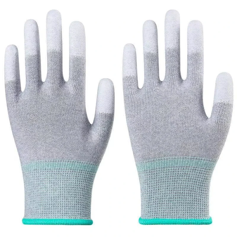 Anti Static PU Coated Work Gloves - Breathable Non Slip for Assembly & Inspection