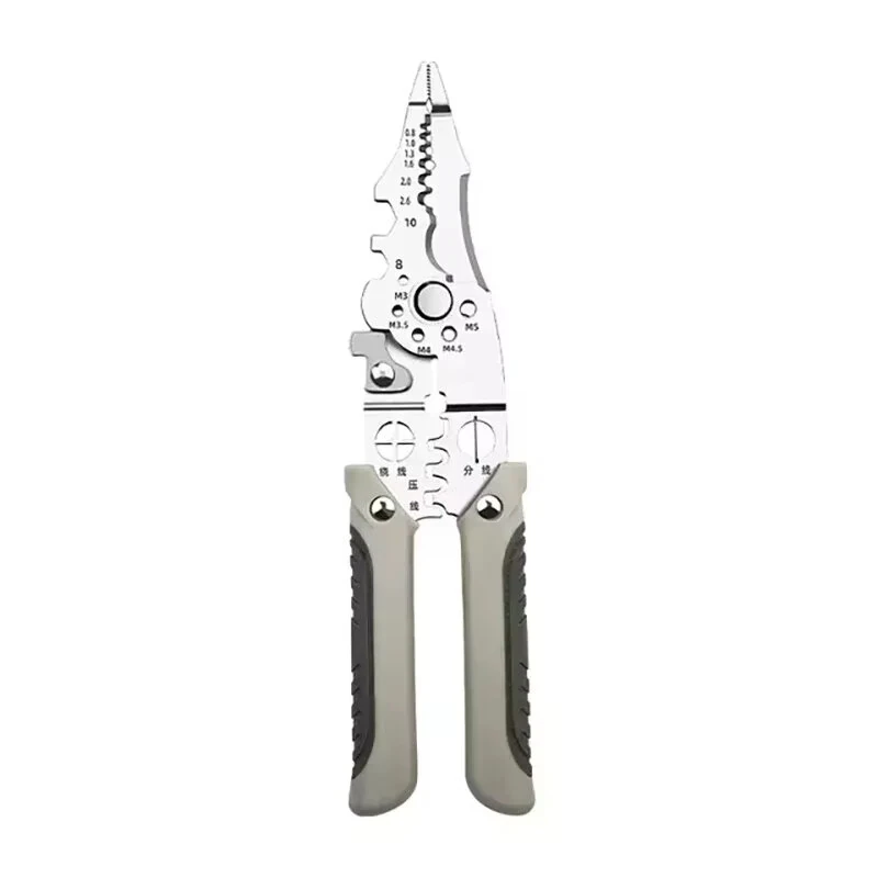 Multi Functional 5-in-1 Wire Stripping Pliers | Cutting Crimping Tool | Non-Slip Handle