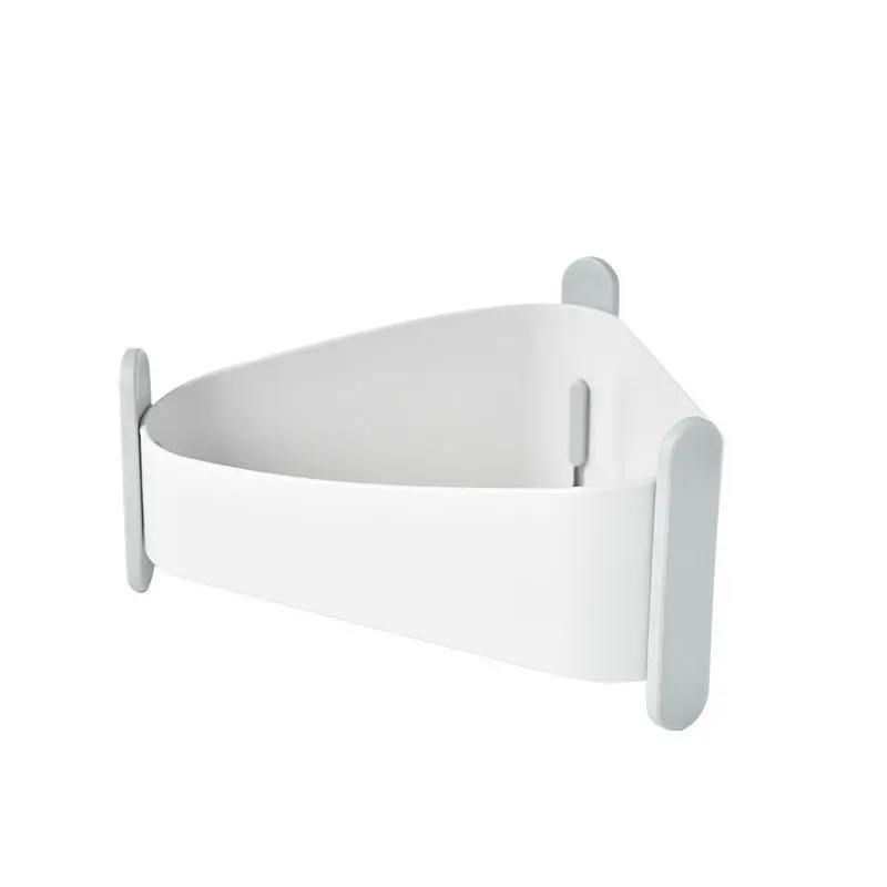 Kitchen Bathroom Wall Storage Shelf | Corner Organizer Rack with Basket Holder