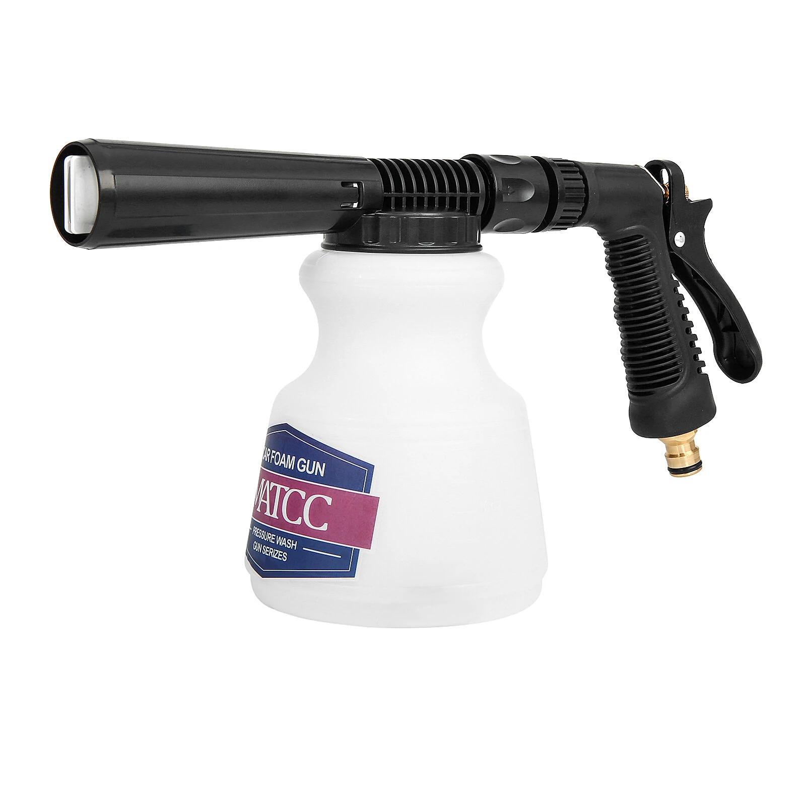 MATCC Snow Foam Cannon | Car Wash Foam Gun Sprayer for Home & Garden Cleaning - Quick Connect to Hose