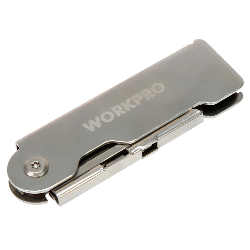 WORKPRO Mini Folding Utility Knife | Stainless Steel Box Cutter & Multi-Tool