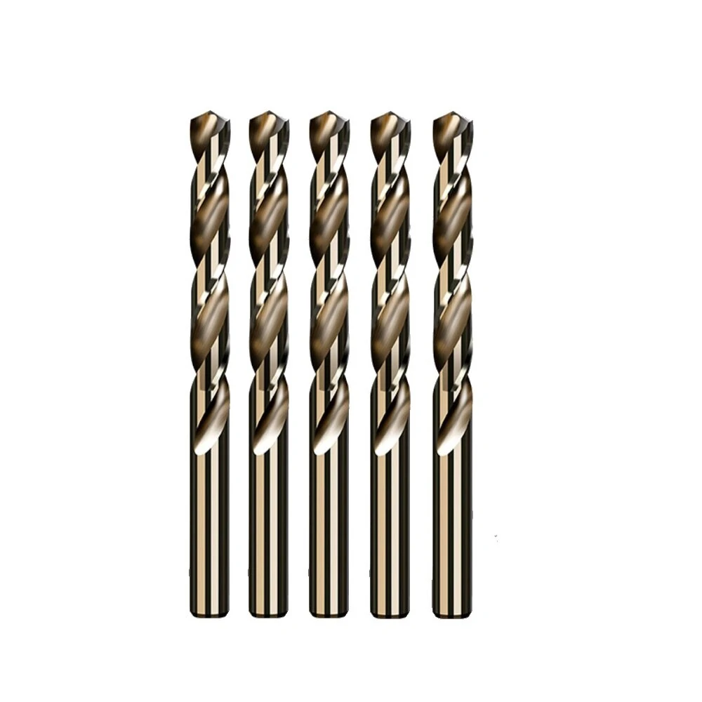 5Pcs Cobalt M35 Drill Bits | 9-10mm High Speed Steel | For Stainless Steel & Metal