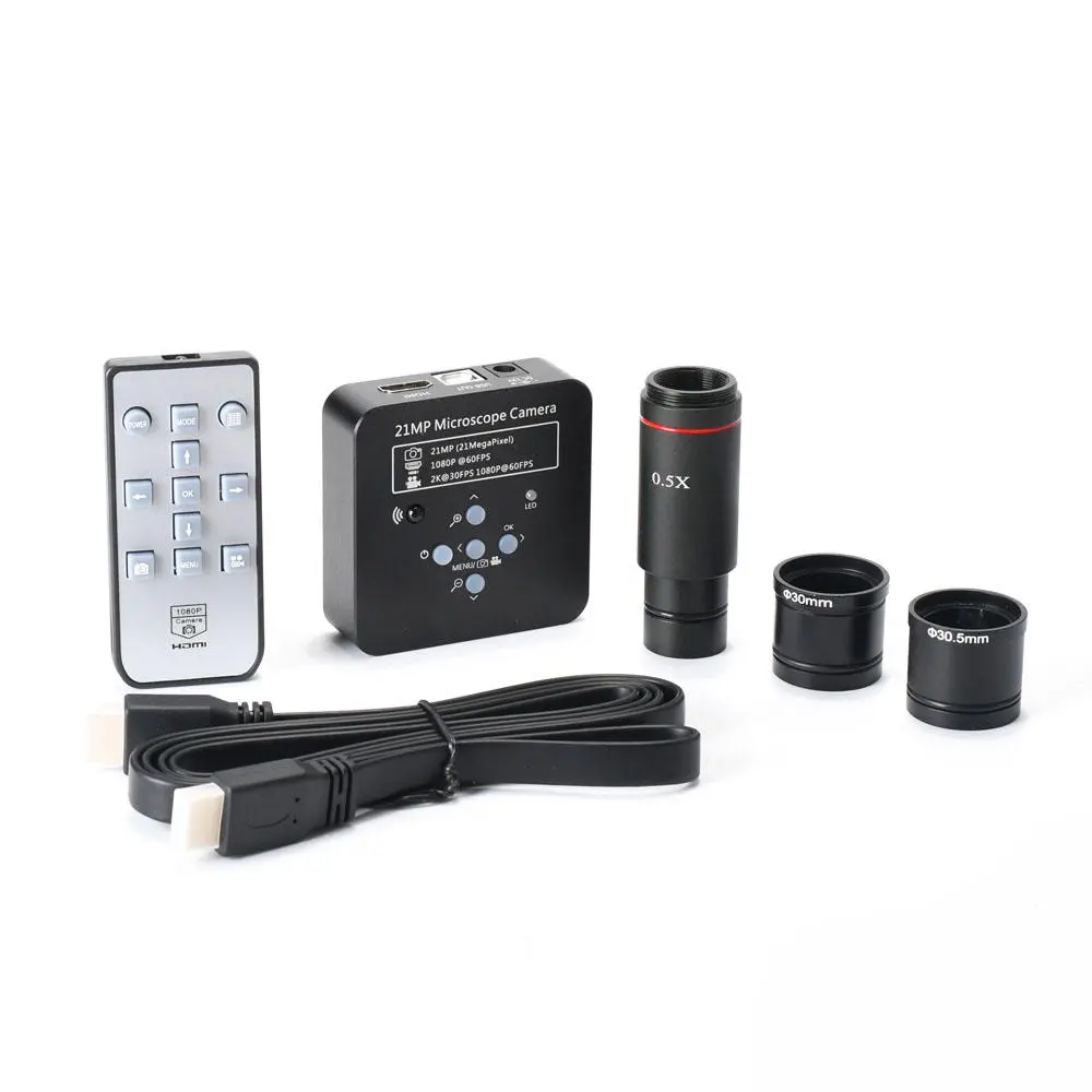 HAYEAR Digital Microscope - 1080P 60FPS 2K 21MP | HDMI & USB Industrial Video