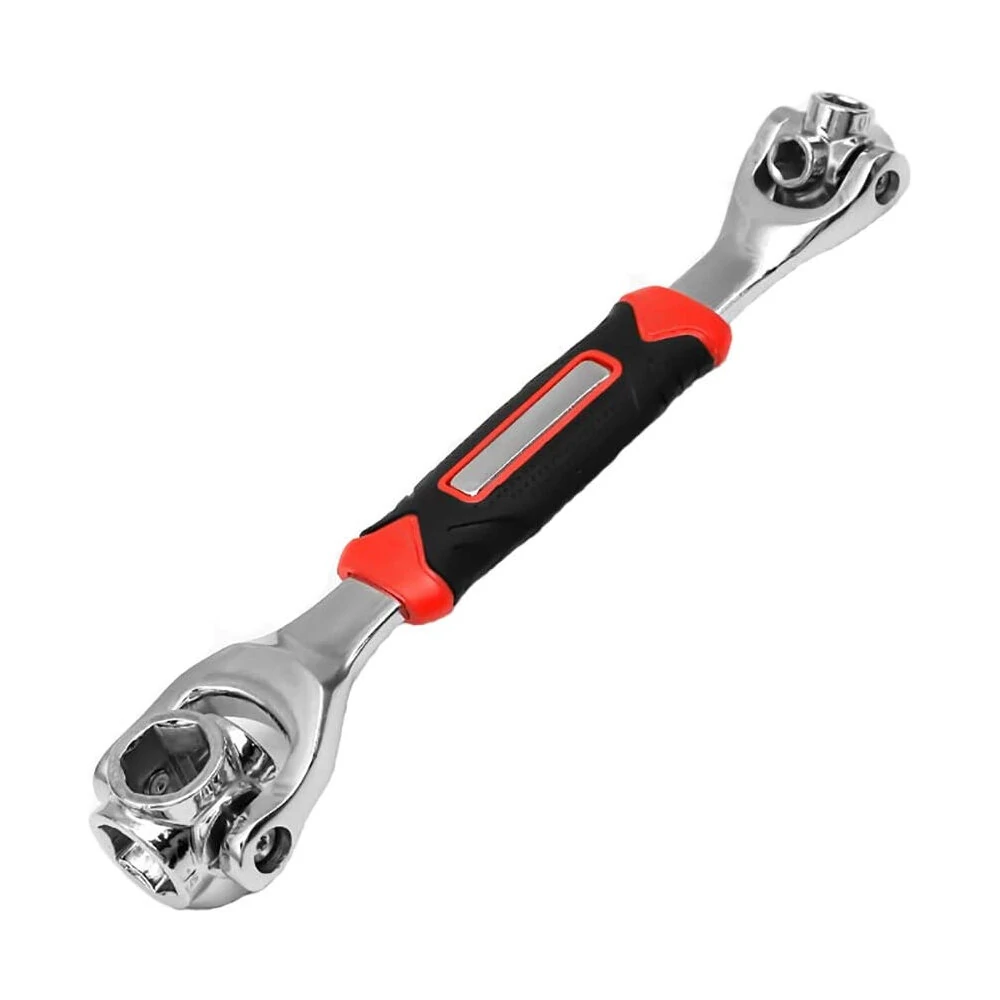 52-in-1 Socket Wrench Set - 8-19mm Non-Slip Rotating Handle | Multi-Functional