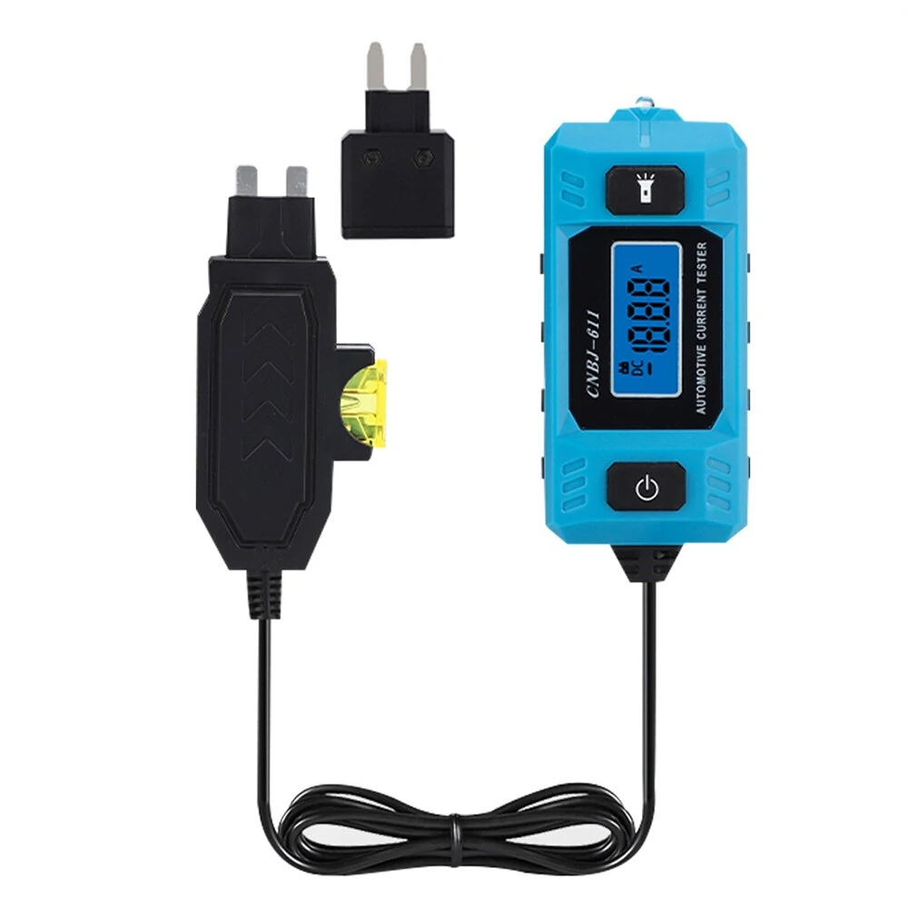 CNBJ-611 Automotive Fuse Tester | Car Leakage Analyzer with Blue LCD - Auto Diagnostic Tool
