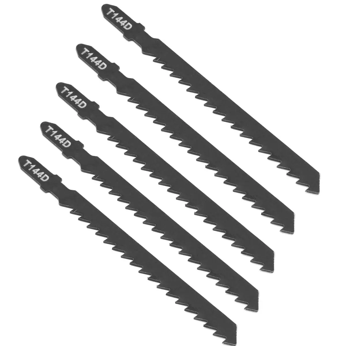 T144D Jigsaw Blades - 25pcs HCS T-Shank for Wood Plastic & Metal | Fast Cutting