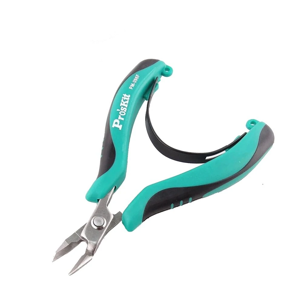 Pro'sKit PM-396F Diagonal Pliers | Side Cutter for Electrical Wire & Cable Beading