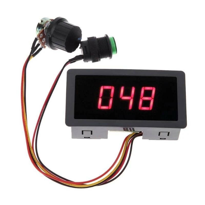 CCM5D 240W PWM DC Motor Controller - 6V 12V 24V Variable Speed Regulator | 0.56 LED Display