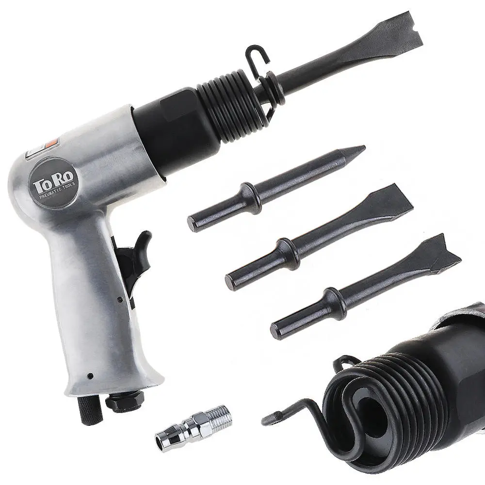 TORO TR-5100 120mm Pneumatic Air Hammer | Professional Rust Remover with 4 Chisels