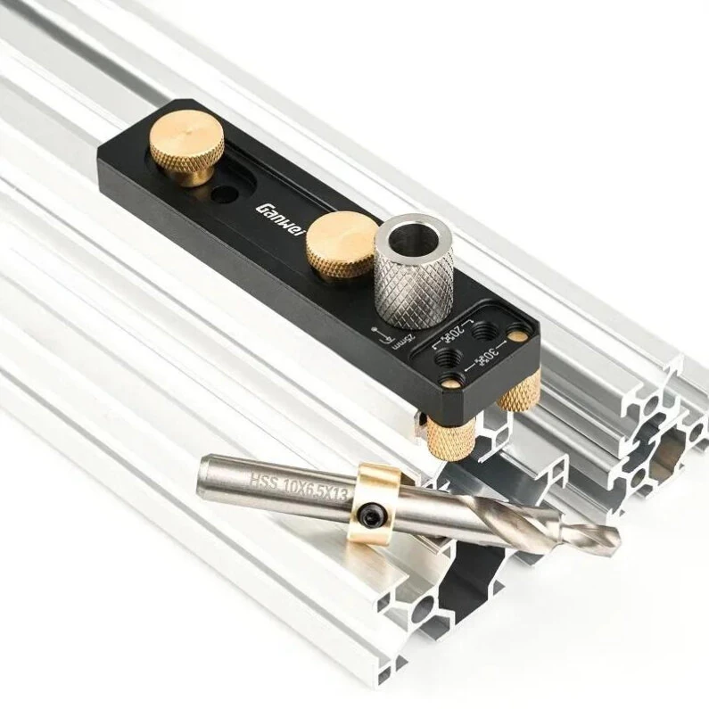Aluminum Profile Drill Guide Jig | For 2020 2040 3030 3060 Extrusion