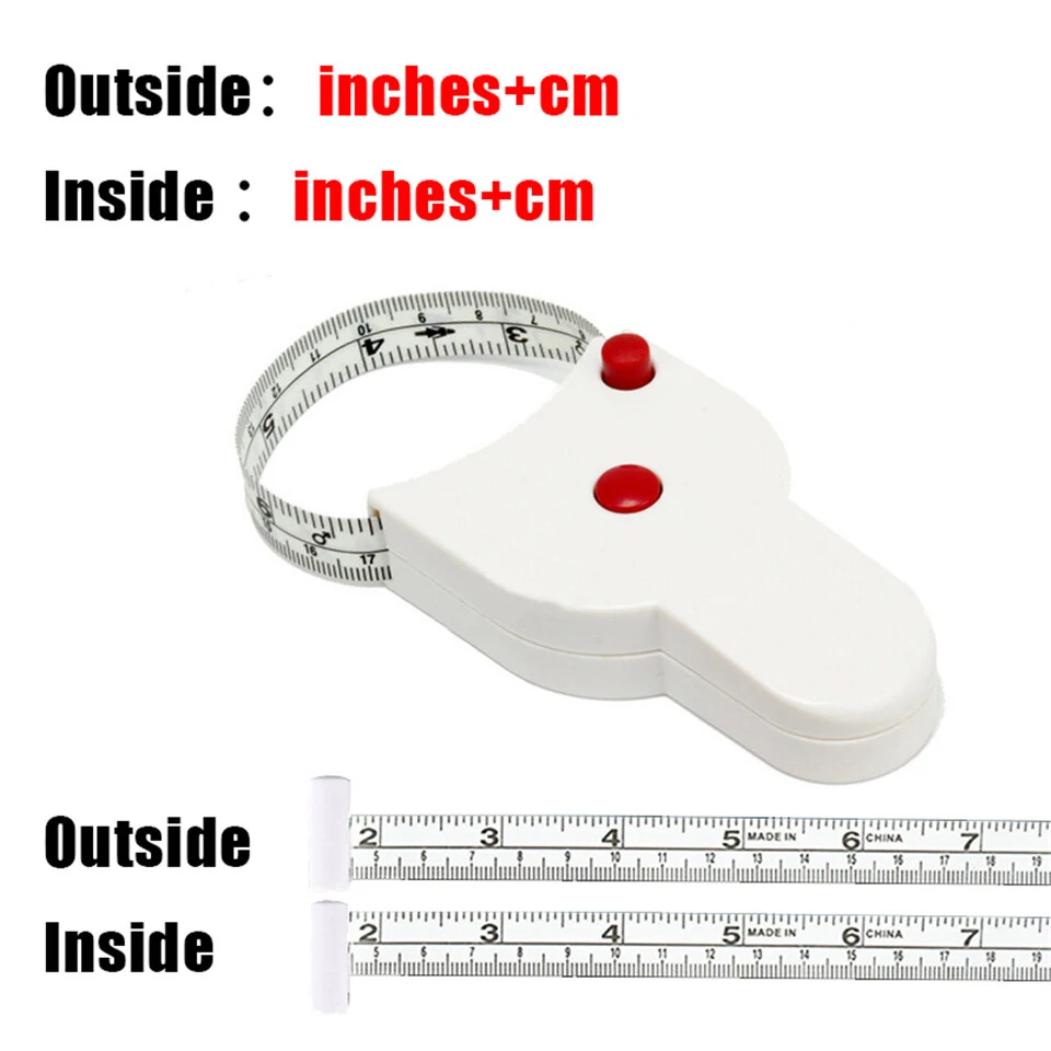Self-Tightening Body Measuring Tape - 150cm/60 Inch for Waist Chest Legs | Sewing Tailor