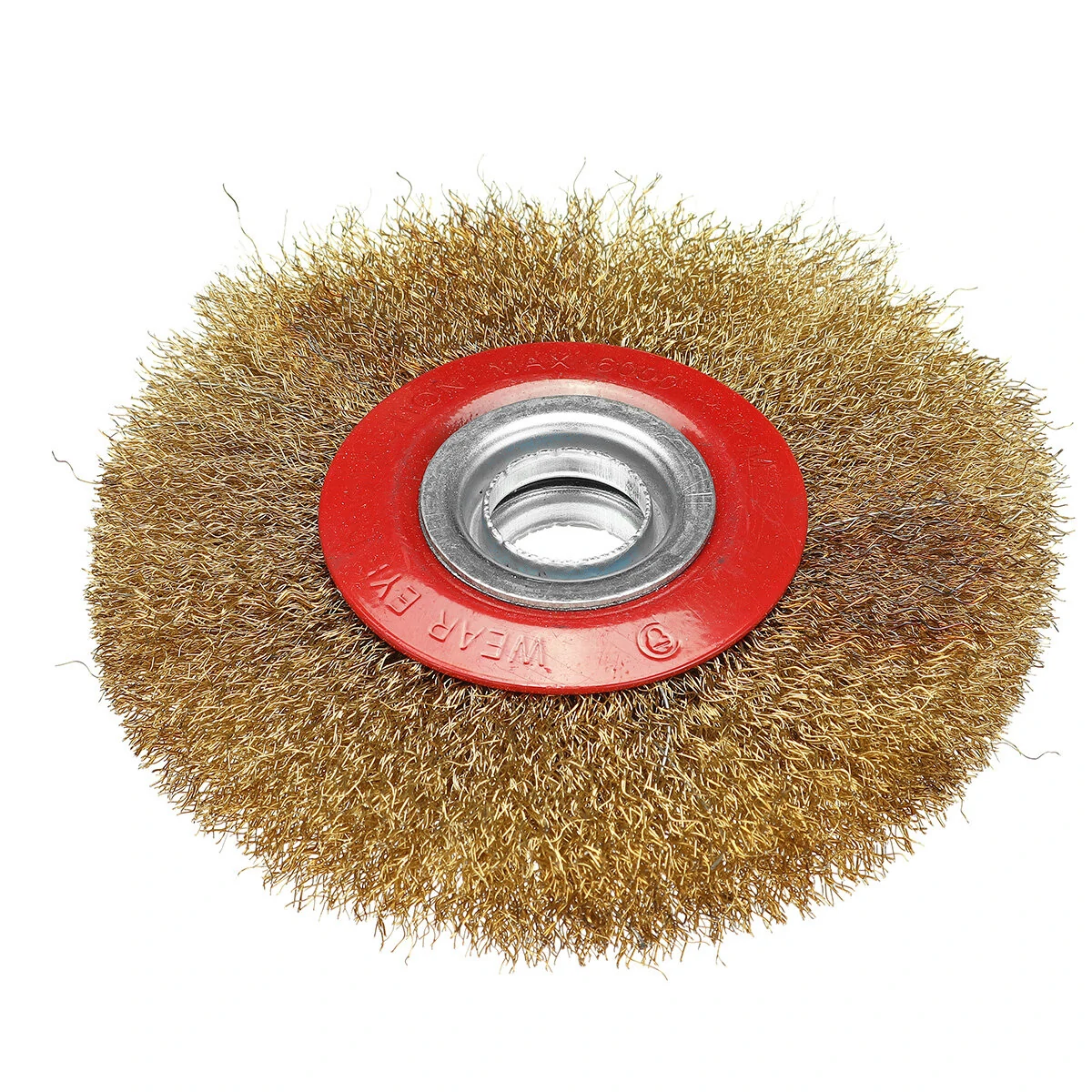 Steel Flat Wire Brush Wheel - 4 5 6 Inch for Angle Grinder | Polishing & Sanding