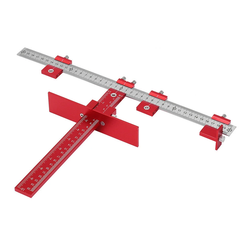 ENJOYWOOD Cabinet Hardware Jig - 5mm Drill Guide for Metric/Inch Handles