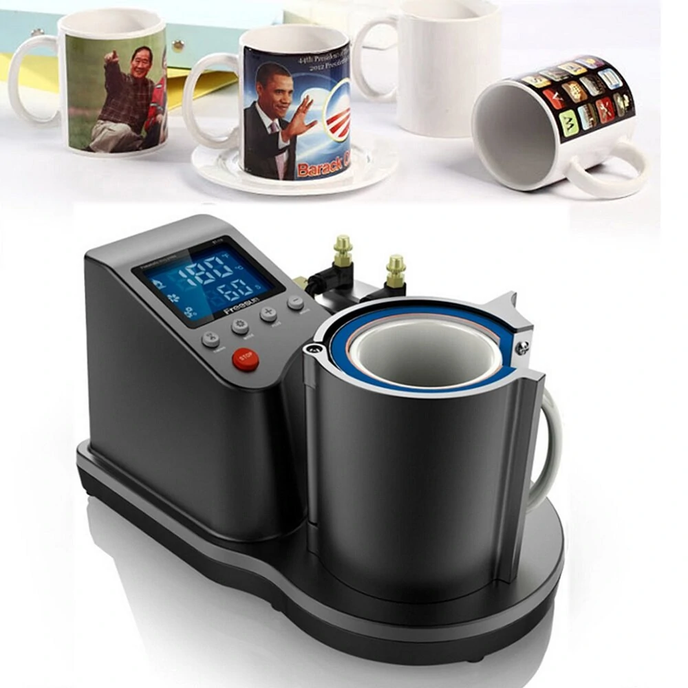 ST110 Automatic Pneumatic Heat Press Machine - Sublimation Vacuum for Mugs & Cups