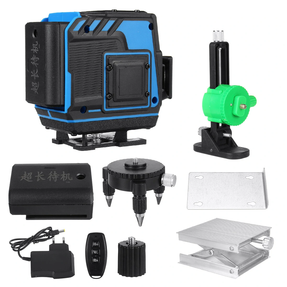 360° Self-Leveling Green Laser Level - 16/12/8 Line Horizontal & Vertical