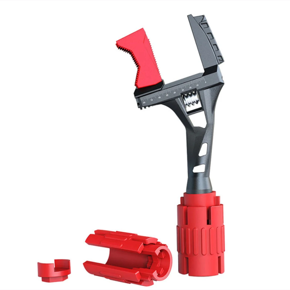 Adjustable Wrench - 24 in 1 Large Opening Bathroom Flume Spanner for Sink Pipe