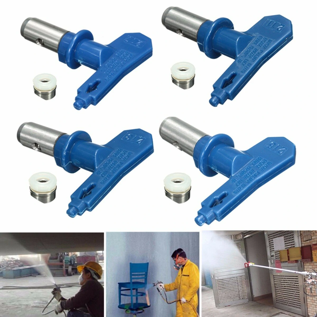 Wagner Atomex Titan Paint Spray Tip - 2 Series 11-17 Blue Airless Gun Tips