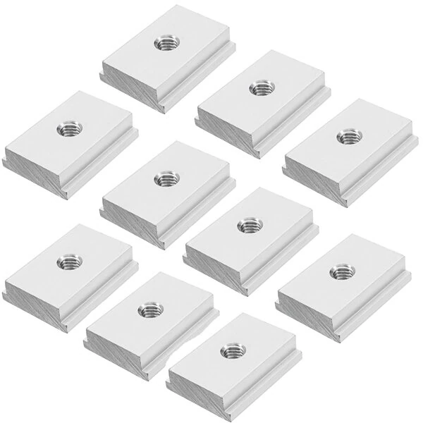ENJOYWOOD 10pcs M6 T-Slot Nuts | T-Track Fasteners for Woodworking Tools