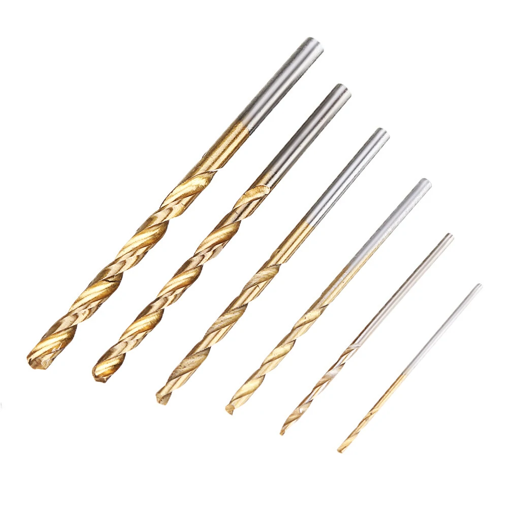 120Pcs HSS Drill Bit Set 1.0-3.5mm | Titanium for Wood & Metal