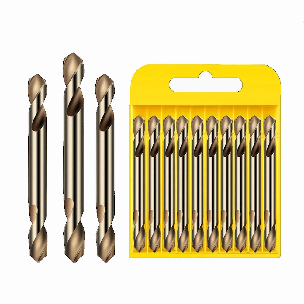 M35 Cobalt Super-Hard Double-Edge Spiral Drill Bit | All-Grinding Double-Head