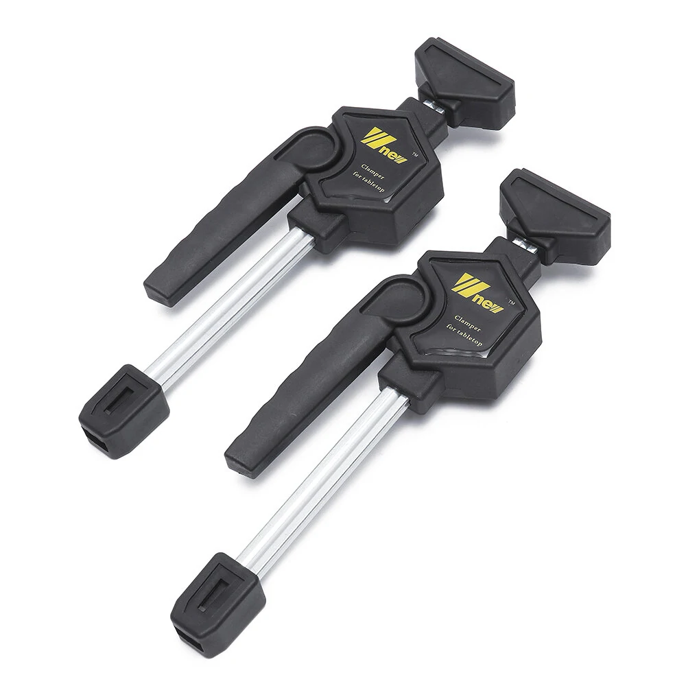 Wnew 2PCS/4PCS MFT Table Clamps - Quick Ratchet Release Speed Squeeze for 20mm Dog Hole Workbench