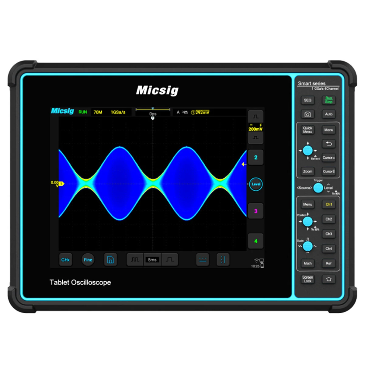 Micsig STO2002 Tablet Oscilloscope | 200MHz 1G Sa/s | 8-inch Touchscreen